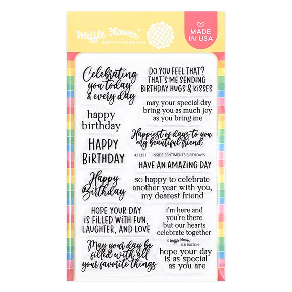 421351 Inside Sentiments Birthday Stamp Set