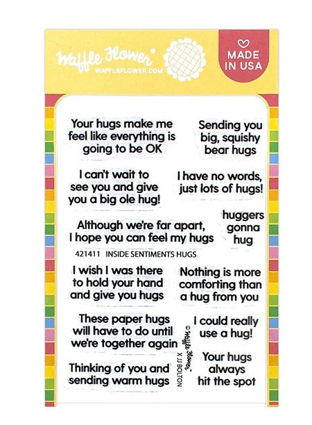 Inside Sentiment Hugs Stamp Set