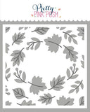 Layered Fall Wreath Stencil
