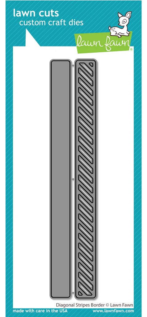 LF3438 Diagonal Stripes Border Die