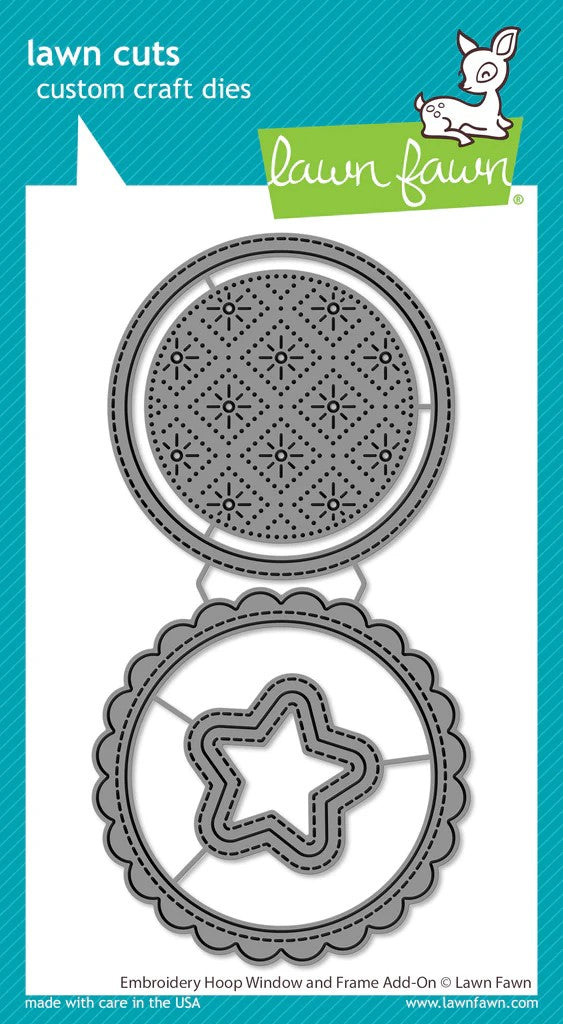 LF3443 Embroidery Hoop Window and Frame Add-On Die