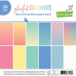 LF3762 Gleeful Gradients 6x6 Petite Paper Pack