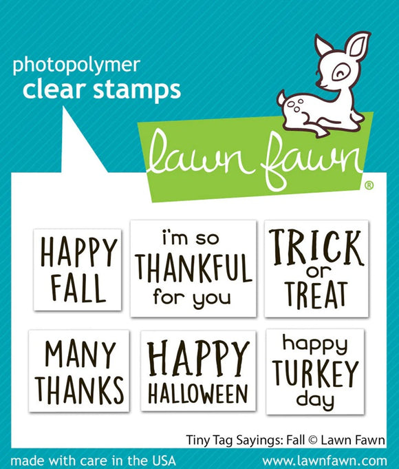 LF3862 Tiny Tag Sayings: Fall