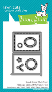 LF3864 Knock Knock, Who's There? Rectangle Door Add-On