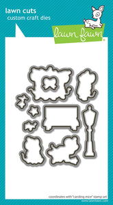 LF3894 Caroling Mice Die Set