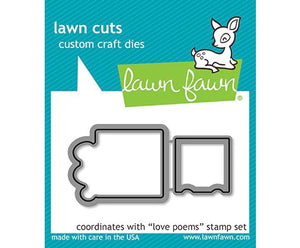 LF2168 Love Poems Die Set