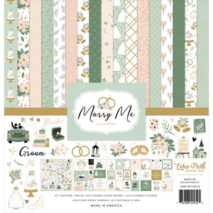 Marry Me 12x12" Paper Collection