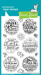 LF3134 More Magic Messages Stamp Set