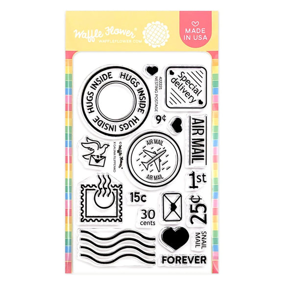 422221 Nesting Postage Stamp Set