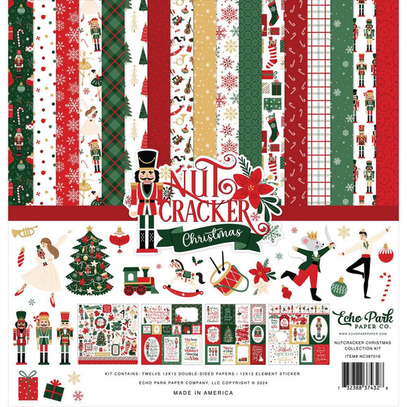 Nutcracker Christmas 12x12