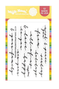 421777 Overlapping Christmas Additions Stamp Set