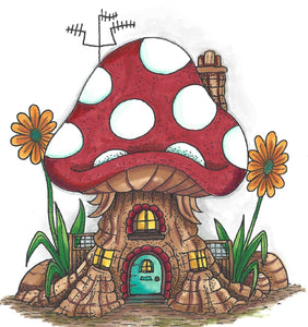 ML-2415 Polkadot House 1 Stamp Set
