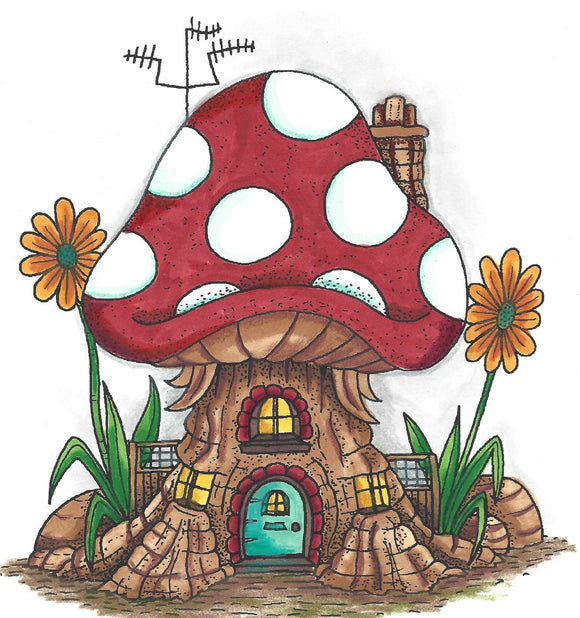 ML-2415 Polkadot House 1 Stamp Set
