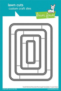 LF3522 Small Stitched Rounded Rectangle Stackables