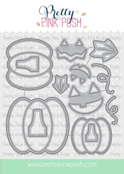 Stitched Pumpkins Die