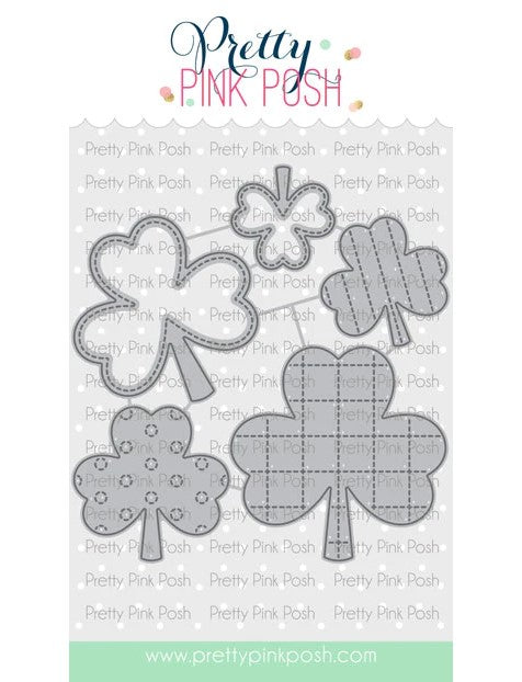 Stitched Shamrocks Dies