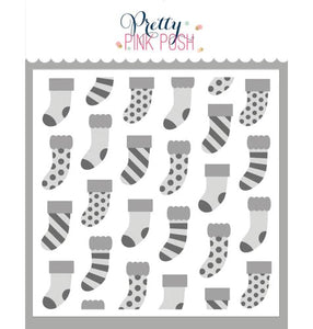 Layered Stockings Stencil