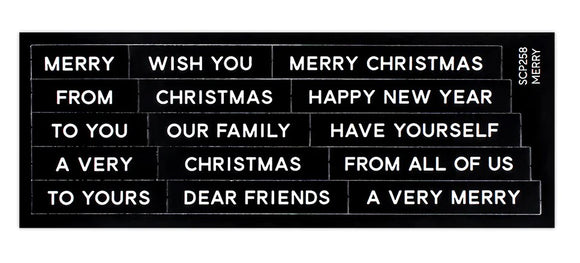 Subsentiments Merry Diecut
