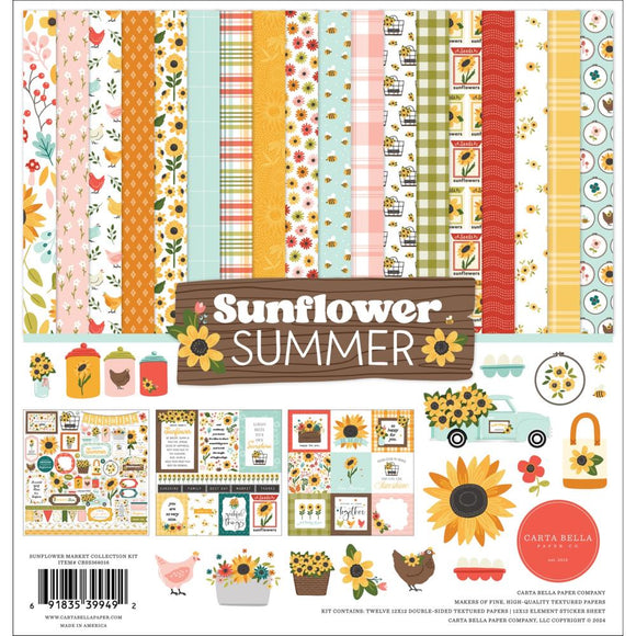 Sunflower Summer 12x12