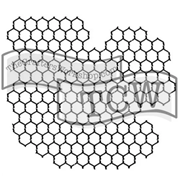 TCW259s Chickenwire Reversed 6 x 6 Stencil
