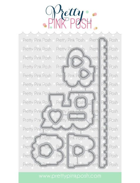 Valentine Train Die Set