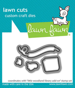 LF3489 Little Woodland Library Add-On Die Set