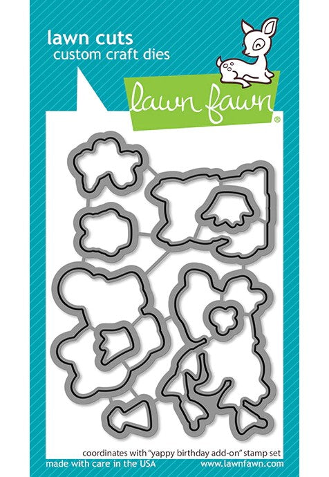 LF3161 Yappy Birthday Add-On Die Set