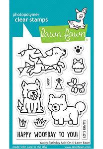 LF3160 Yappy Birthday Add-On Stamp Set