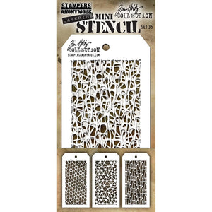 Tim Holtz Mini Layered Stencil Set - MTS Set #35