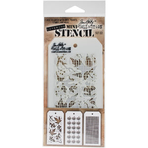 Tim Holtz Mini Layered Stencil Set - MTS Set #22