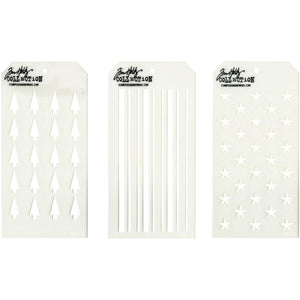 Tim Holtz Mini Layered Stencil Set - MTS Set #37