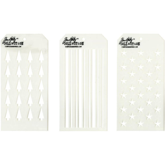Tim Holtz Mini Layered Stencil Set - MTS Set #37