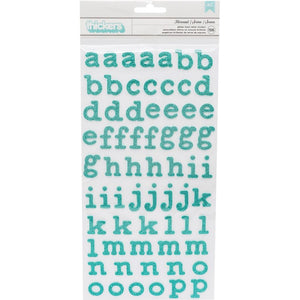 Mermaid Glitter Foam Letter Stickers