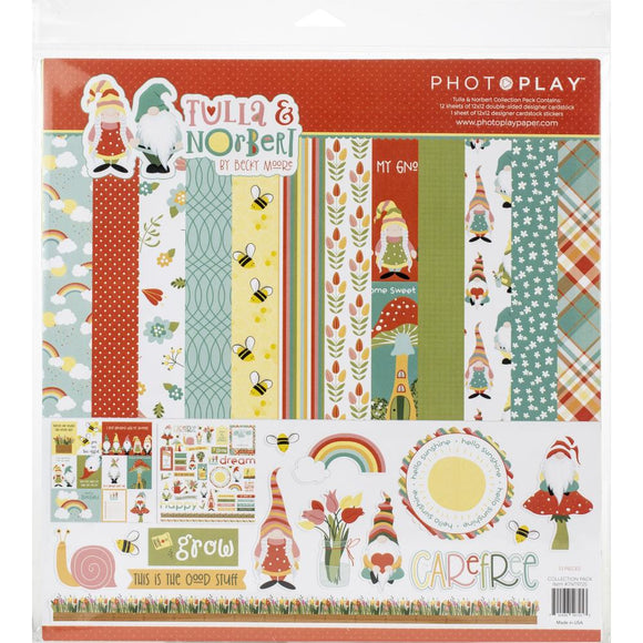 Tulla & Norbert 12x12 paper pack