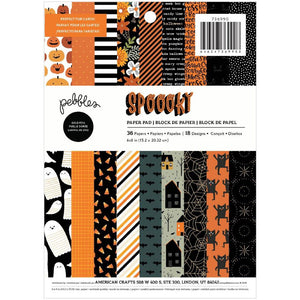 Pebbles Spooky Paper Pad 6X8 36/Pkg Paper Pad