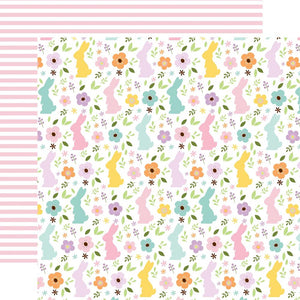 Welcome Easter - Bunny Field 12x12 Patterned Paper