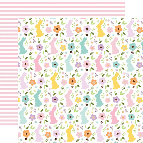 Welcome Easter - Bunny Field 12x12 Patterned Paper
