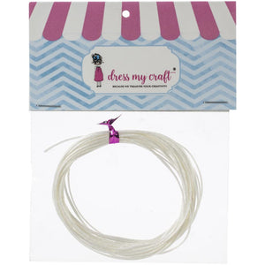 Off White Satin Ribbon Twine