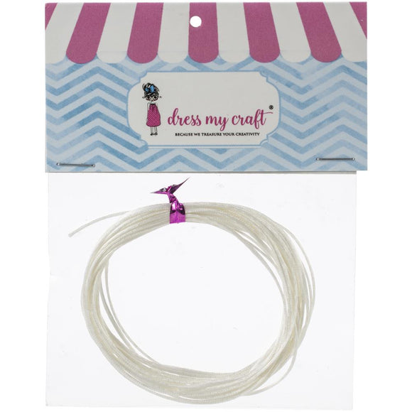 Off White Satin Ribbon Twine