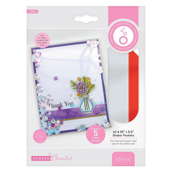 Tonic Studios Shaker Creator Shaker Pockets 5/Pkg