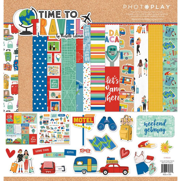Time to Travel 12 x 12 Paper Collection