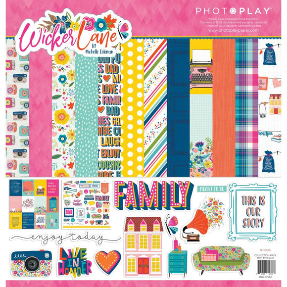Wicker lane 12 x 12 Paper Pack