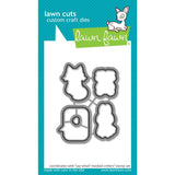 LF2561 Say What?  Masked Critters Die Set