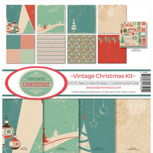Vintage Christmas 12 x 12 Paper Pack
