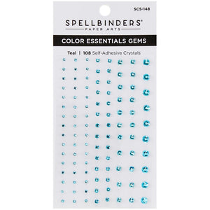 SCS-148 Teal Self Adhesive Crystals