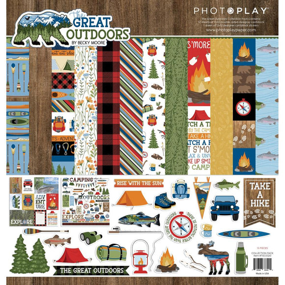 TGO3320 The Great Outdoors 12 x 12 Paper Pack