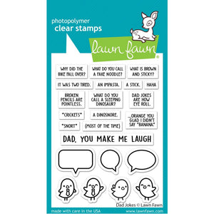 LF2863 Dad Jokes Clear Stamps