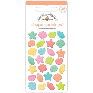 DS7747 Summer Shell-abration Sprinkle Enamel Shapes