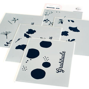 PF161922 Fall Leaf Border Stencil