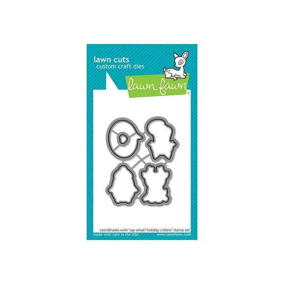 LF2952 Say What? Holiday Critters Die Set